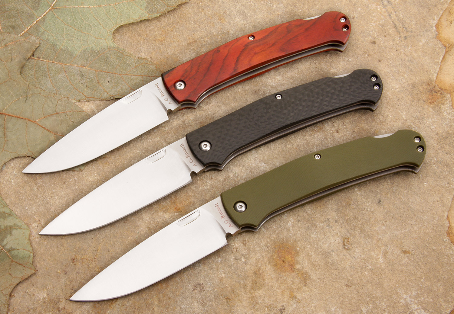 Full Flat Grind Folding Gents Hunter II